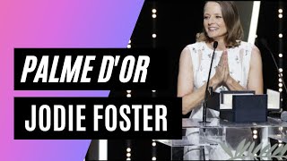 Jodie Foster receives honorary Palme d'Or in Cannes as film festival opens