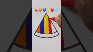 🍉🧡💙💛❤️🩵#satisfying #creative #art #viralvideo #ytshorts #trending #shortsfeed