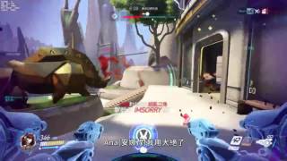 [Overwatch鬥陣特攻]PTR‧新D.Va(配Ana隊友)的技能測試