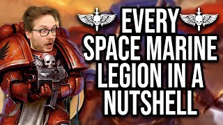 Noob Reacts to Every Single Warhammer Space Marine Legion in a Nutshell