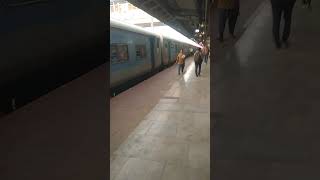 Vijayawada to Lingampalli train is standing on Platform no 1 of Vijayawada railway station