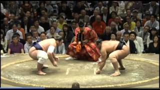 Aki2015 Day05, Tochinoshin vs Osunaarashi