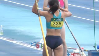 たくましい  日本インカレ陸上2024  女子棒高跳び 6