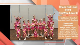 #JojoC:【Cheerleading】#JolynC - Venus Gold at Cheer Out Loud 2024 - CHAMPION!