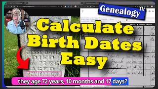 Calculate Birth Dates from Tombstones and Census Records! (2024)