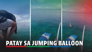 Turista patay sa aksidente sa 'jumping balloon' sa Cebu