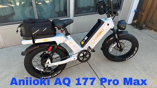 Aniioki AQ 177 Pro Max 100 mile range on one battery!