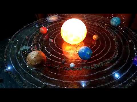 Maqueta Sistema Solar En Movimiento - YouTube