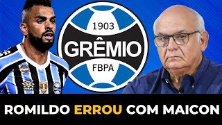 JORNALISTA DETONA DIREÇÃO DO GRÊMIO ENVOLVENDO A SAÍDA DO MAICON - Noticias do Grêmio hoje