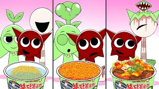 Incredibox Sprunki - Sprunki Garden OC Phase 4 Convenience Store Food Mukbang Animation | ASMR