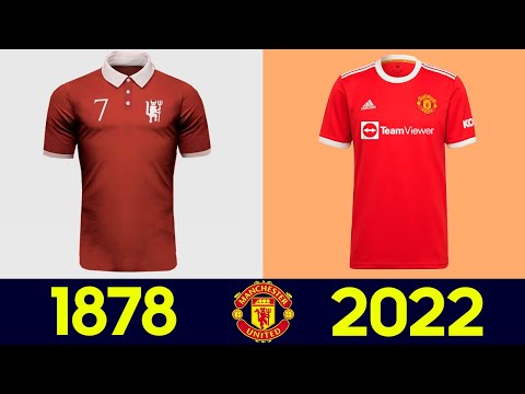  The Evolution of Manchester United Football Kit  All Manchester United Football Kits in History