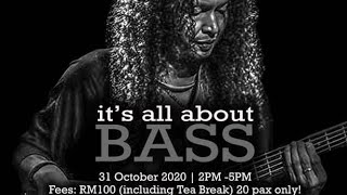 Yan Lefthanded bass clinic coming this October 31/10/2020 Promo