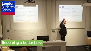A Day of Executive Education - Julian Birkinshaw, Becoming a better boss