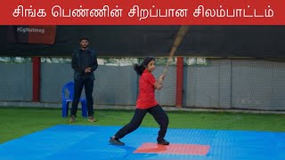 SSW championship | Dhanya vs Dhanyatha | silambam individual performance