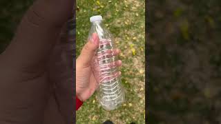 How to make a water bottle pop and smoke #howto #shorts #prank
