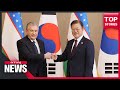 President Moon to hold summit with Uzbek president Shavkat Mirziyoyev