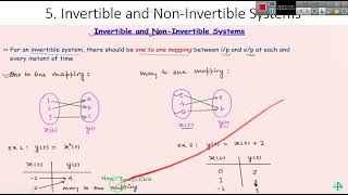 Invertible and Non Invertible Systems