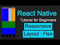 React Native tutorial #27 Responsive Layout with Flexbox