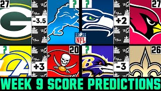 NFL Week 9 Score Predictions 2022 (NFL WEEK 9 PICKS AGAINST THE SPREAD 2022)