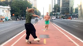 SKATE NA AVENIDA PAULISTA