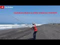 DRONE FISHING !!! ASYIKNYAA MANCING PASIRAN BERBURU IKAN GATHO (POMPANO) #VLOG3