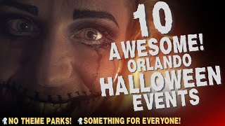 10 Halloween attractions in Orlando Florida 2024 | NO Theme Parks Allowed!