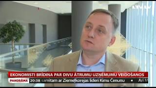 Ekonomisti brīdina par divu ātrumu uzņēmumu veidošanos