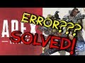 Apex Legends ▪ ERROR / SCREEN FREEZE ▪ [EASY/FAST FIX]