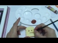 สอนทำ สกุชชี่ ขนมปังแผ่นหน้ายิ้ม diy bread squishy tutorial