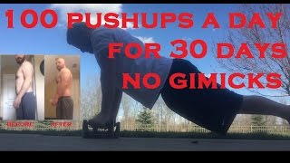 30 Day Pushup Challenge Results