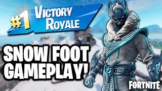 Fortnite Snow Skin Videos 9videos Tv - new fortnite snow foot skin gameplay fortnite snow foot victory royale gameplay