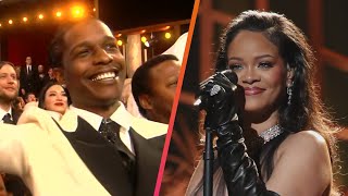 Rihanna Performs Lift Me Up at 2023 Oscars as A$AP Rocky Cheers Her On!