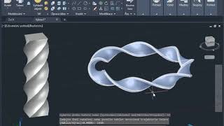 AutoCAD - 3D sweep with a twist