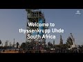 Welcome to thyssenkrupp Uhde South Africa!