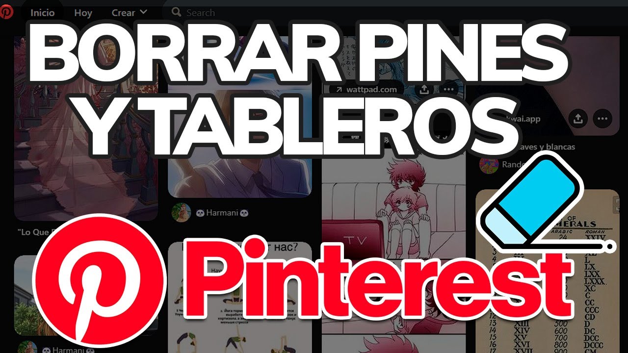 Cómo Eliminar Un Pin Tablero En Pinterest Youtube