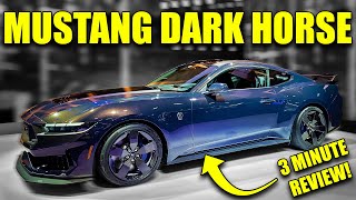 2024 Ford Mustang Dark Horse Review! - 2023 Chicago Auto Show