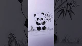 How to draw a panda #art #drawing #sketch #anime #shorts