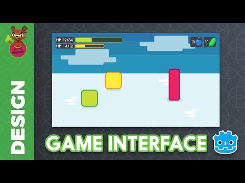 Create a game interface from scratch in Godot 3 (Tutorial)