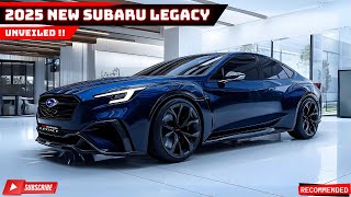 New 2025 Subaru Legacy: Unveiling Its Powerful and Efficient Engine!