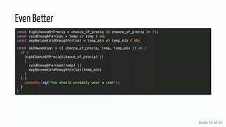 Write Self Documenting JavaScript with Regent
