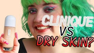 NEW Clinique Even Better Vitamin Foundation Review | Is It Dry Skin Approved? | Full Wear Test