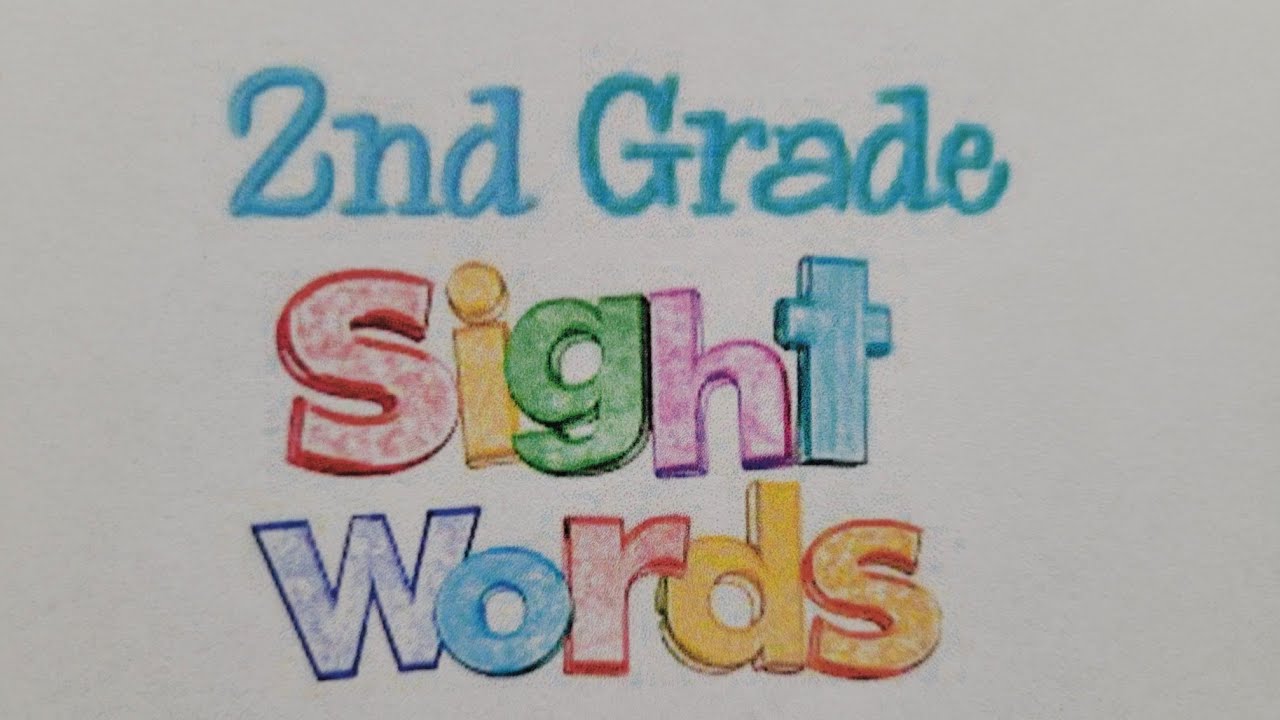 Dolch Sight Words Grade 2 Video Youtube