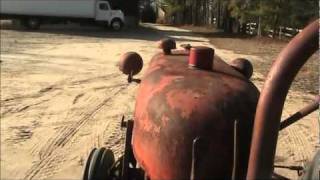 61 IH Cub Lo Boy Driving Around and Tire Rod Fix