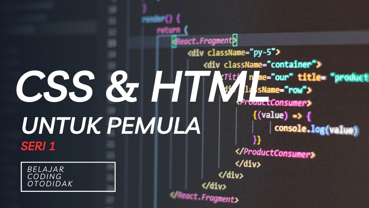 Belajar Css Html Untuk Pemula 1 Youtube