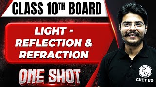 LIGHT - REFLECTION & REFRACTION in 1 Shot FULL CHAPTER COVERAGE (Concepts +PYQs) | Class 10th Boards