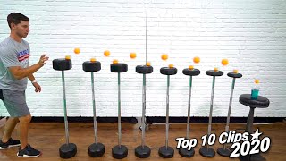 Ping Pong trick shot ★ Dude Perfect ★ Funny Entertainment★ Top 10 Clips ★ (topic:08)