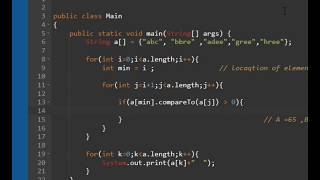 Sorting Strings Alphabetically using compareTo() Method in Java || JAVA Programs