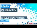 ReactJS useLayoutEffect Hook Tutorial in Hindi / Urdu