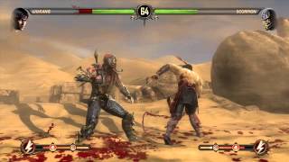 Mortal Kombat 9 : Scorpion vs Liu Kang | Commentary