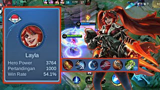 DETIK DETIK LAYLA 1000 MATCH‼️GAMEPLAY LAYLA DI META SEKARANG APAKAH FULL POWER❓❓